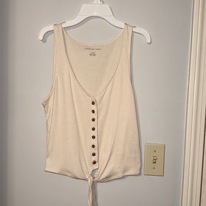 Cream AE Tank Top